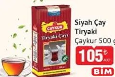 ÇAYKUR SİYAH ÇAY TİRYAKİ 500 G